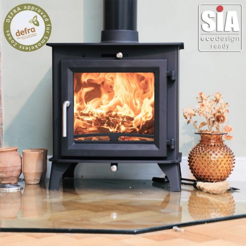 Ottawa 5 Eco Wide - Defra Approved - 5kw - Eco Design Ready - Woodburning Stove